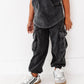 Vintage Black Cargo Joggers