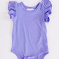 Periwinkle S/S Flutter Bodysuit