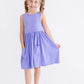 Periwinkle Pocket Tank Twirl Dress