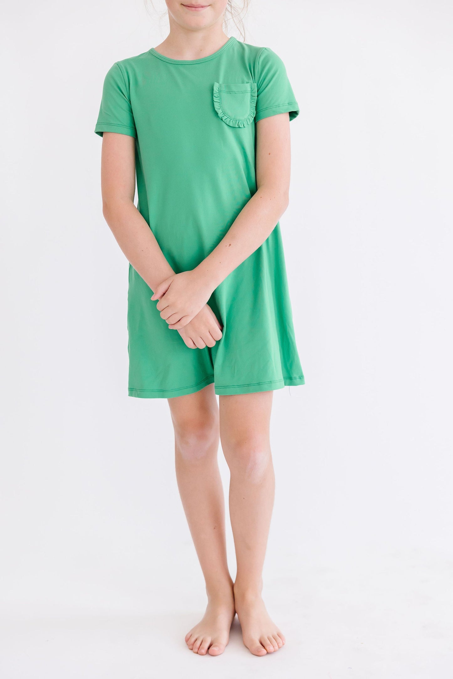 Kelly Green T-Shirt Dress