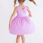 Bright Lilac Tank Pocket Twirl Dress