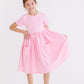 Bubblegum Pink S/S Pocket Twirl Dress