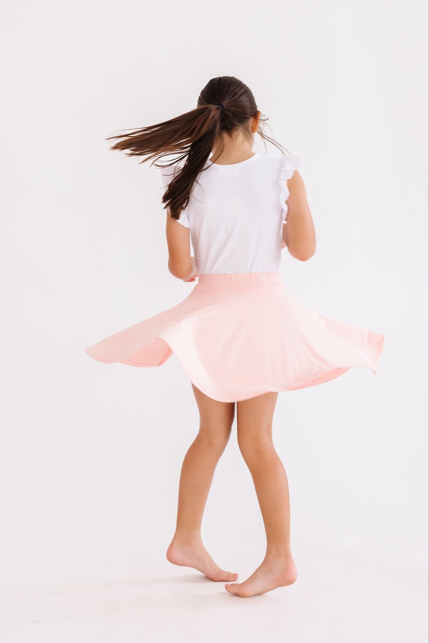 Peach Twirl Skort