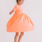 Neon Coral S/S Pocket Twirl Dress