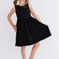 Black Tank Pocket Twirl Dress