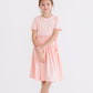 Peach S/S Pocket Twirl Dress