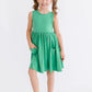 Kelly Green Tank Pocket Twirl Dress