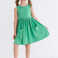 Kelly Green Tank Pocket Twirl Dress