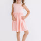 Peach Tank Pocket Twirl Dress