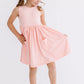 Peach Tank Pocket Twirl Dress