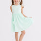 Pastel Green Tank Pocket Twirl Dress