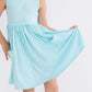 Aqua Tank Pocket Twirl Dress