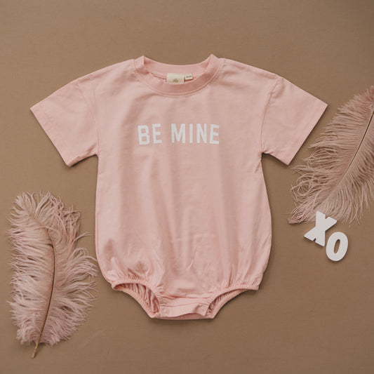 T-Shirt-Strampler „Be Mine“ aus Bio-Baumwolle – weitere Farben