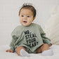 Mr. Steal Your Heart Sweatshirt Romper - more colors