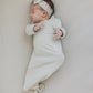 Oatmeal Bamboo Stretch Crib Sheet