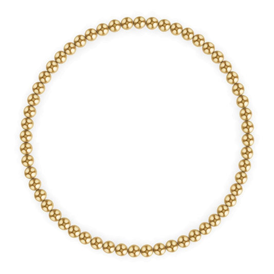 3MM Gold Ball Bracelet - Little Joy Co.