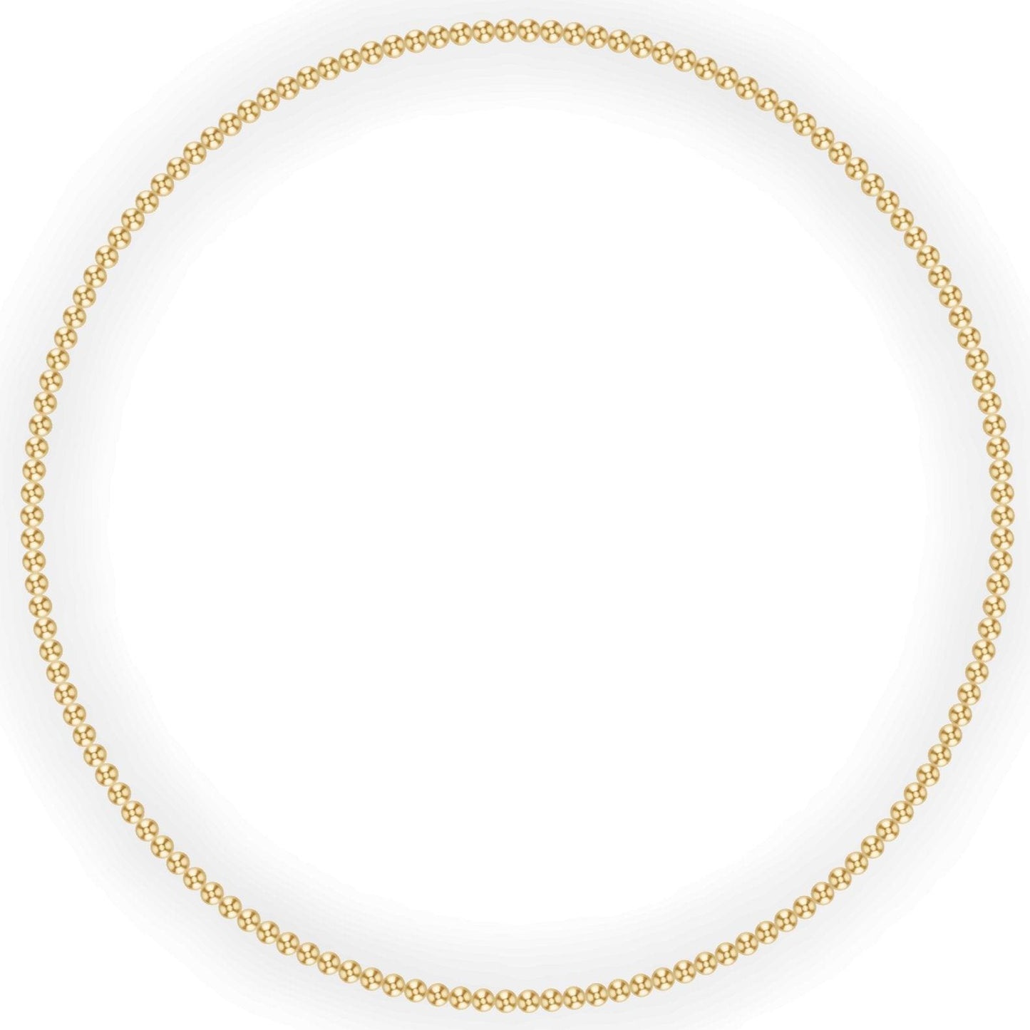 3MM Gold Ball Necklace - Little Joy Co.