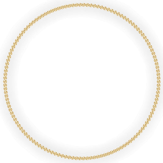 3MM Gold Ball Necklace - Little Joy Co.