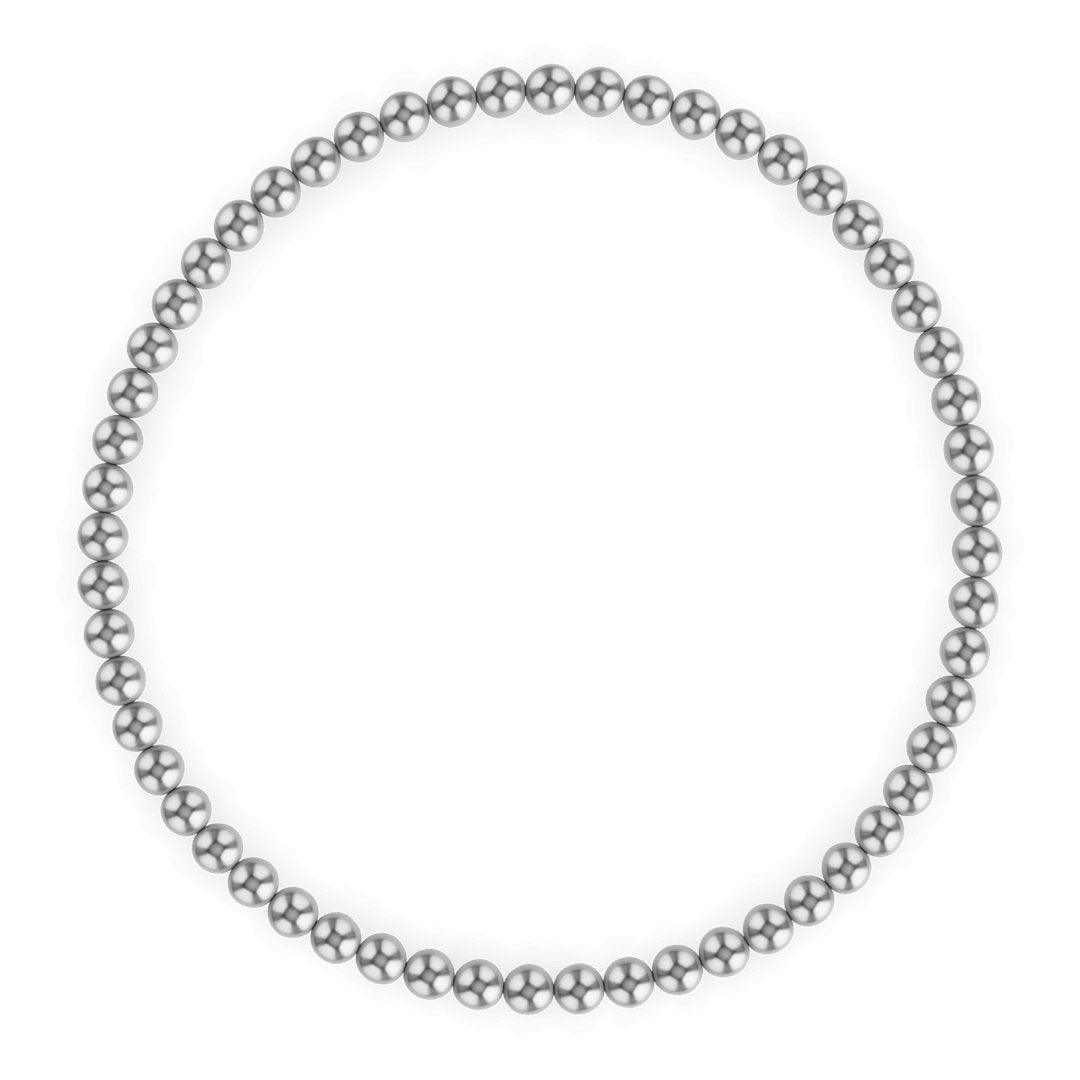 3MM Silver Ball Bracelet - Little Joy Co.