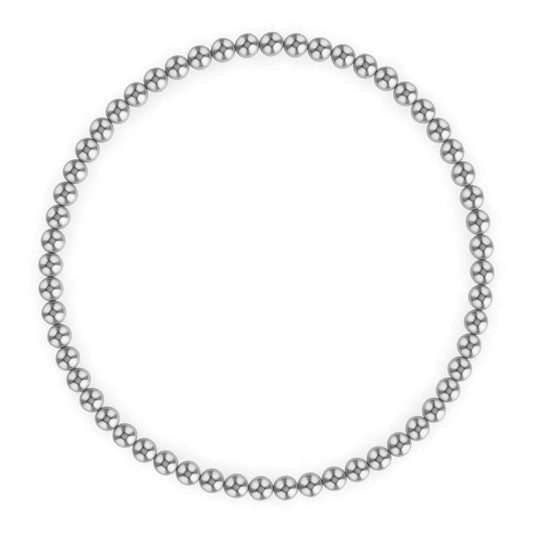 3MM Silver Ball Bracelet - Little Joy Co.