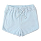 Organic Sleeveless Tee & Shorts Set - Light Blue