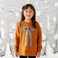 Striped Bow | SIDE-SPLIT SWEATSHIRT
