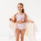 Painted Dotty: Ruffle Bandeau TWO-PIECE