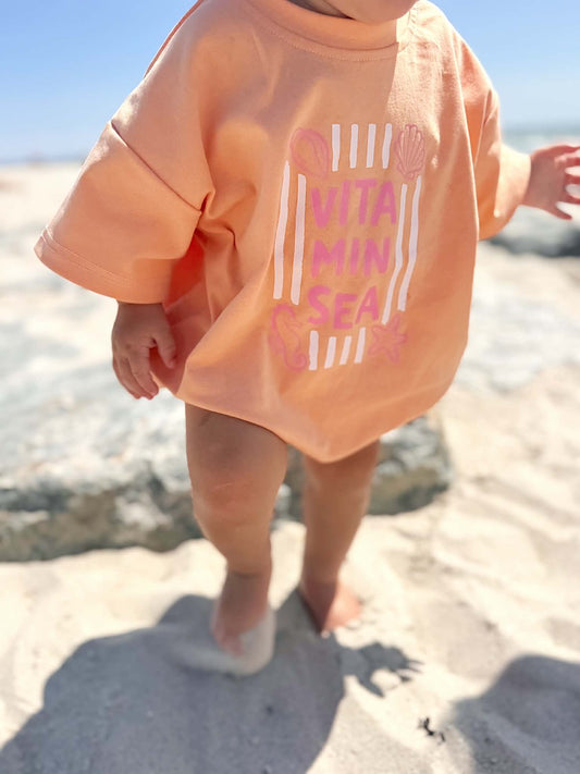 Vitamin Sea Tee or Bubble Romper