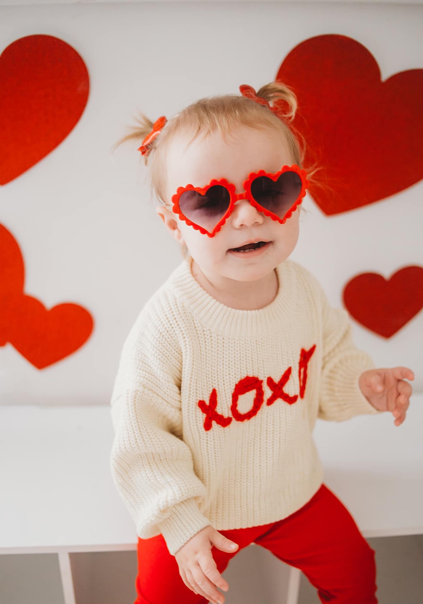 XOXO Hand Embroidered Sweater