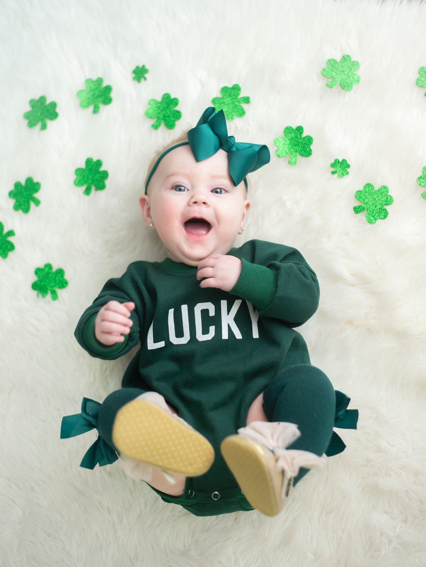 Lucky Sweatshirt - Crewneck or Romper