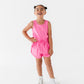 Berry Pink | Ruffle Romper