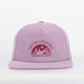 Purple corduroy SnapBack hat for toddlers and youth