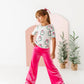 Girly Wreath | Scoop Back TEE