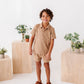 Sand Check Terry | Boys Set