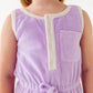 Violet: TERRY ROMPER