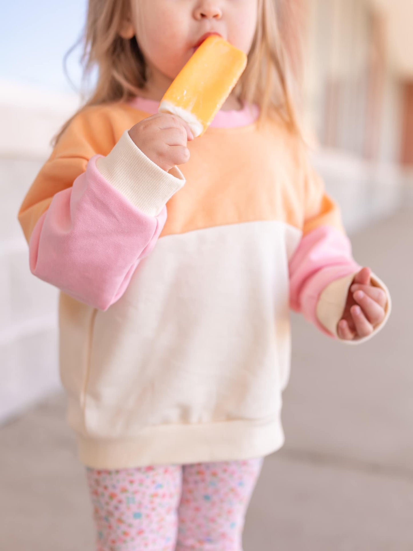 Custom Embroidered Colorblock Crewneck Sweatshirt