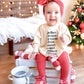 Reindeer Names Sweatshirt Romper