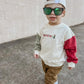 CHRISTMAS PREORDER Blank Christmas Colorblock Crewneck Sweatshirt