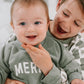 Merry Sweatshirt Romper