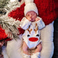 Reindeer Knit Sweater Romper