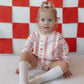 Laced with Love Sweatshirt Romper