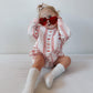 Laced with Love Sweatshirt Romper