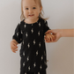 Bamboo Short Set | Midnight Lightning Bolt