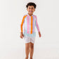 Summer Stripes: RASHGUARD ZIP-UP *SHIRT ONLY!*