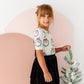 Girly Wreath | Scoop Back TEE