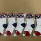 Stars and Stripes 4th of July Socks - Infant, Toddler, Youth & Adult Sizes