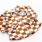 Cotton Shacket | Smiley Checkered Copper