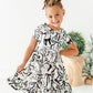 Cream Preppy Bow | Collard Twirl Dress