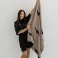 Plush Blanket | Brown Lightning Bolt
