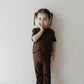Toddler Short Sleeve Bamboo Lounge Set | Coffee Bean